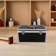 thumbnail image 3 of Minkissy Aluminium Tool Boxes Black Storage Box with Compartments for DIY Enthusiasts 1Pack, 3 of 6