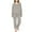 Grey, variant on LIZUOJUN Cute Pajama Sets for Women Long Sleeve Pants Sleepwear 2 Piece Lounge Set Soft Cozy Warm Pjs Loungewear Casual Pajama Warm Cozy Sleepwear - L