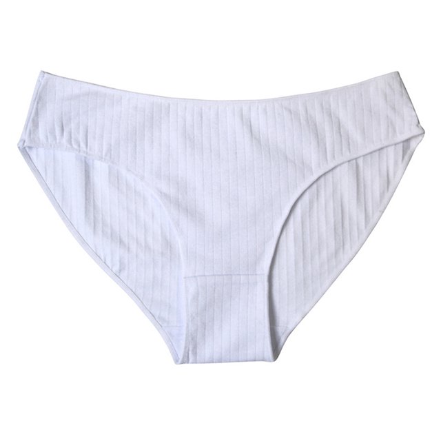 Breathable Low Rise Briefs, Plush Fabric for Plus Size Comfort, Perfect for Hot Weather, Lounging & Under Low Rise Jeans or Pants. White L
