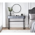 thumbnail image 2 of Stylish and Space-Saving - 39" Mirrored Makeup Vanity Table for Bedroom and Office, Offering Ample Storage, 2 of 5
