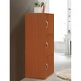 thumbnail image 4 of Pemberly Row 3 Shelf 3 Door Bookcase in Cherry, 4 of 5