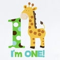 thumbnail image 2 of CafePress - Giraffe Im One First Birthday Infant Bodysuit - Baby Light Bodysuit, Size Newborn - 24 Months, 2 of 4