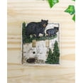 thumbnail image 3 of Ebros Set of 2 Pine Trees Bear Electrical Wall Cover Plate Double Toggle Switch, 3 of 6