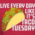 thumbnail image 3 of CafePress - Taco Tuesday Dark T Shirt - Men's Classic Graphic Cotton T-Shirt, 3 of 4