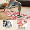 thumbnail image 4 of Pioneer Flower Floral Print Pattern Hot Yoga Mat Towel Non Slip for Hot Yoga - Quick-Drying Yoga Mat Cover with 4 Corner Pockets with Travel Bag - Hot Yoga Towel Non Slip 70"x26", 4 of 6