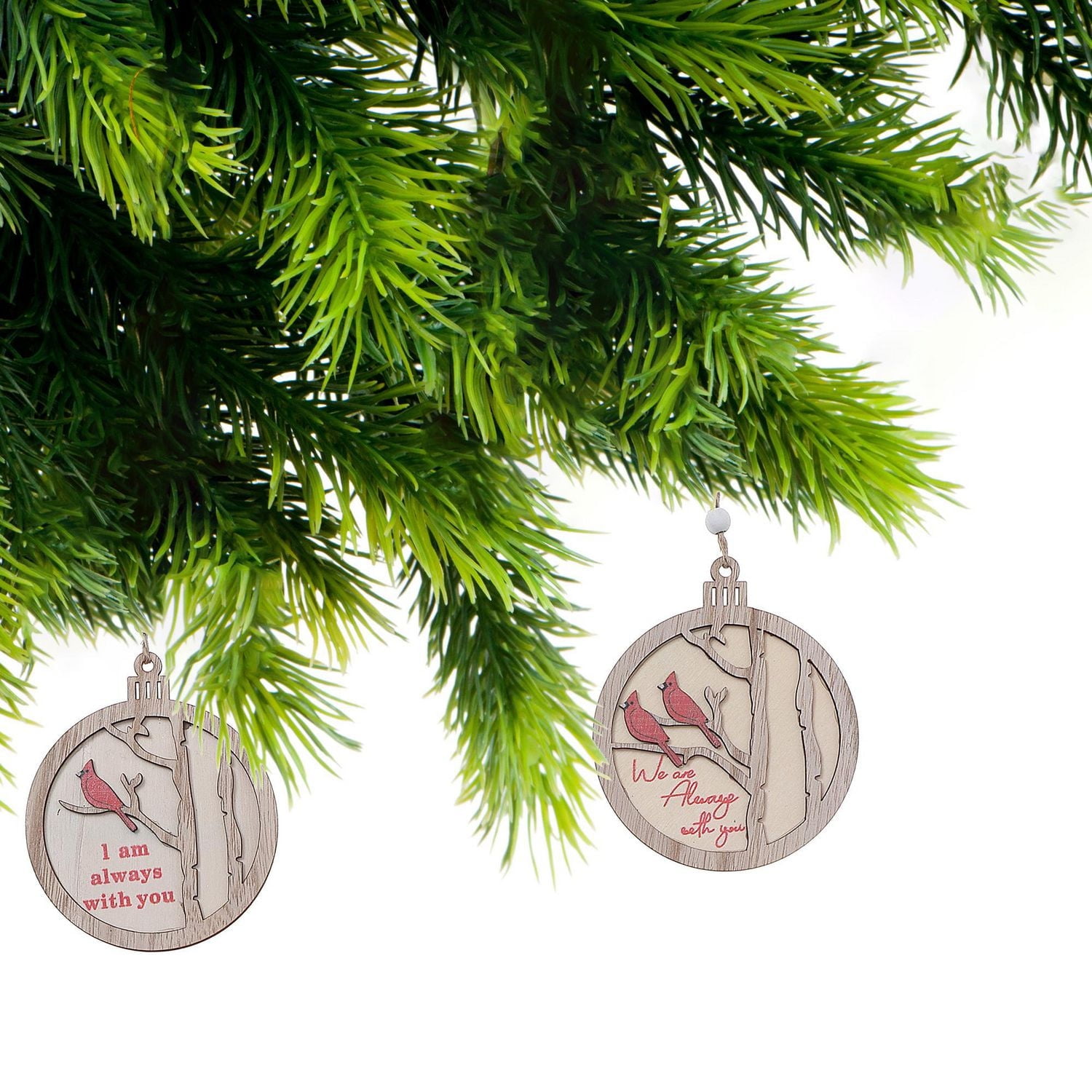 Ornement De Carnaval Rond En Bois - Ensemble De 12