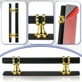 thumbnail image 6 of Thinsont 2pcs/set Self-Adhesive Stainless Steel Cabinet Handle Easy Installation Wide Applications Black, 6 of 6