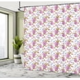 thumbnail image 5 of Ambesonne Flower Shower Curtain, Retro Nature in Pastel Tones, 69"Wx84"L, Multicolor, 5 of 5
