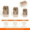 thumbnail image 2 of Felt Purse Insert Organizer Portable Cosmetic Bag Fit for Handbag Tote Various Bag, 2 of 6