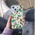 thumbnail image 5 of Dream Flower Case for iPhone 14,Aesthetic Colourful Floral Pattern Soft TPU Bumper Case Cover, 5 of 5