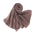 thumbnail image 2 of Summer Sales LSONABXA Saving $5 Khaki Scarf for Women Women Muslim Hijab Scarf Turbans For Woman Polyester Scarf for Women, 2 of 4