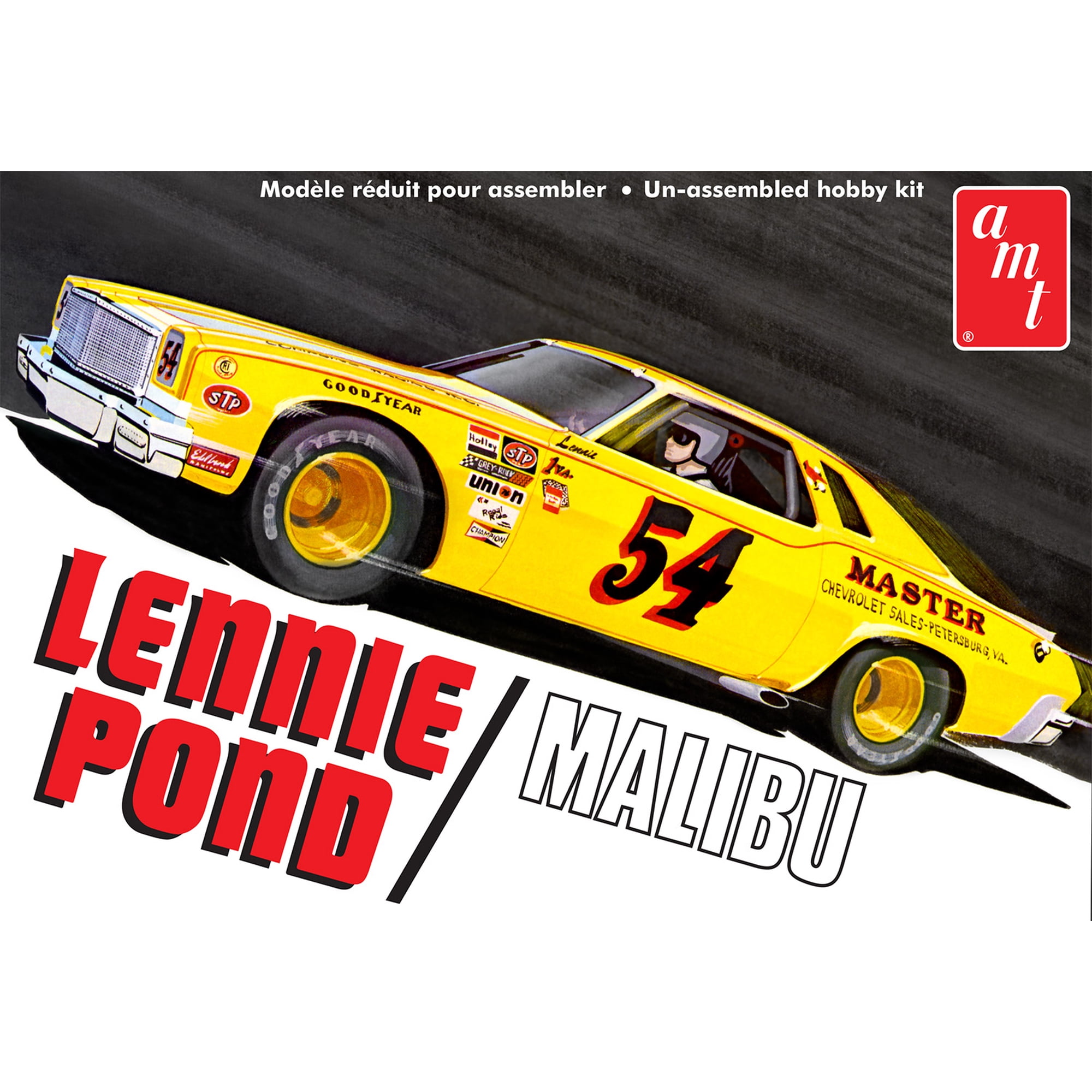 AMT Model Kit Skill 2 Lennie Pond 1974 Chevy Malibu Stock Car
