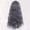 Gray, variant on Air Bangs Corn Perm Full Hair Wigs - Natural Look & Comfortable Fit for Everyday Use