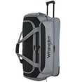 thumbnail image 6 of Wrangler 30" Drop-Bottom Rolling Travel Duffel with Interior Toiletry Pocket - Sharkskin, 6 of 10