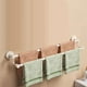 thumbnail image 3 of Toallero de Baño de Dos Postes: Toallero de Acero Inoxidable Utilizado en el Baño. Toallero de Pared de Dos Postes Resistente, 3 of 5