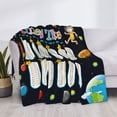 thumbnail image 3 of Naloa Space Math Times Tables Flannel Fleece Throw Blanket for Bed Couch, Thick Blanket - All Seasons Suitable for Women, Men and Kids-40"x30", 3 of 6