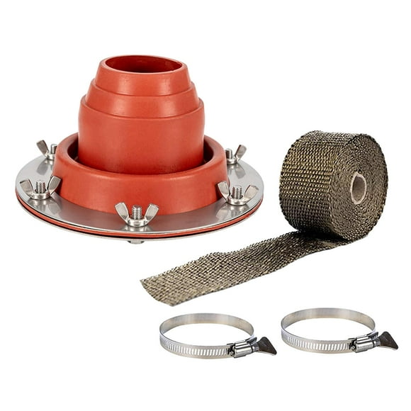 LOVIVER Hot Tent Stove Jack Chimney Anti Scald Protection Rings for Yurt Wood Burner
