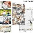 thumbnail image 2 of Coolnut Huddled Dogs Patterned Hand Towels 2 PCS, Cotton Bath Towel for Drying Face Hands Body Decorative Water Absorbent Lightweight Towels for Bathroom Ktichen Travel Gym, 16"x28", 2 of 6