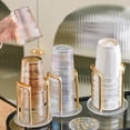 thumbnail image 5 of Mosiee Paper Cup Storage Holder Rack Shelf Water Tea Cups Acrylic Dispenser Disposable Cup Mug Storage Display Stand Organizer Supplies, 5 of 5