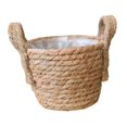 thumbnail image 4 of Cesta de Flores Tejida, Cesta para Plantas, Maceteros Redondos Hechos a Mano Tejidos a Mano, Cesta de Paja, Maceta para Suelo, Decoración Del Hogar, M Pequeño, 4 of 8