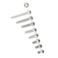 thumbnail image 1 of 300pcs M2.5 Stainless Steel Hex Socket Screws Bolt, Repair Tool Accessory, With Hex Nuts Assortment for General Purpose Use, 1 of 7
