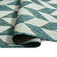 thumbnail image 6 of Nicole Miller New York Patio Country Calla Contemporary Herringbone Indoor/Outdoor Area Rug, Green/Cream, 5'2"x7'2", 6 of 9