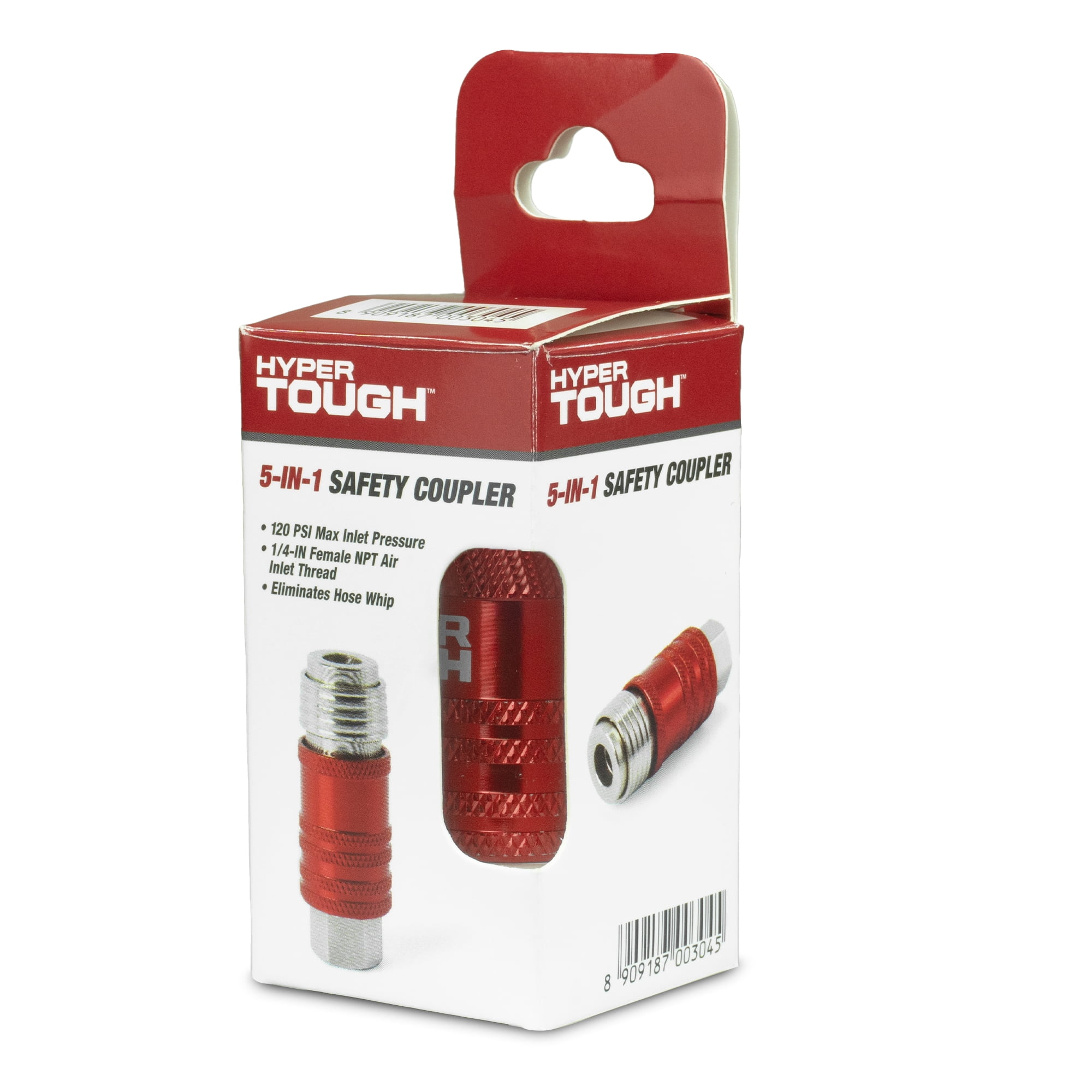 Hyper Tough 5-in-1 Coupler for Automotive Tools with Safety Features