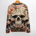 thumbnail image 2 of Gothic Skull Lover Neck Sweater, 2 of 6