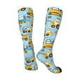 thumbnail image 4 of Balery Building Truck Fun Novelty Socks Men'S Women'S Crew Socks Funny Crazy Novelty Socks Quirky And Cool Socks, 4 of 9