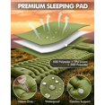 thumbnail image 4 of Colchoneta inflable para camping HAWAJOK de 10 cm con almohada, color verde oliva, 4 of 7