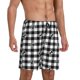 thumbnail image 2 of Fotbe Black Tartan Plaid Pantalones Cortos de Pijama para Hombre, Ropa de Dormir, Pantalones de Pijama Cortos para Hombre-Large, 2 of 6