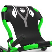 EzyRoller: Classic X - Green - Ride-On Scooter, Cambering Motion, Pedal Free Cart, Hand Brakes, Extendable Frame, 154lb Capacity, Kids Ages 4+