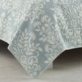 thumbnail image 4 of Laura Ashley Rowland Collection Quilt Set-100% Cotton, Reversible, All Season Bedding with Matching Sham(s), Pre-Washed for Added Comfort, Twin, Blue, 4 of 8