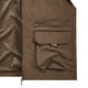 thumbnail image 4 of Camiseta sin mangas con cuello vuelto para hombre, informal, de color liso, con bolsillo y solapa, sin mangas, fina, para exteriores, con múltiples bolsillos, de poliéster., 4 of 7