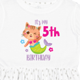thumbnail image 4 of Inktastic It's My 5th Birthday with Cute Cat Mermaid Girls Toddler Dress, 4 of 5