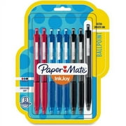 Profile Ballpoint Pen, Retractable, Bold 1.4 Mm, Assorted Ink And Barrel Colors, 8/Pack