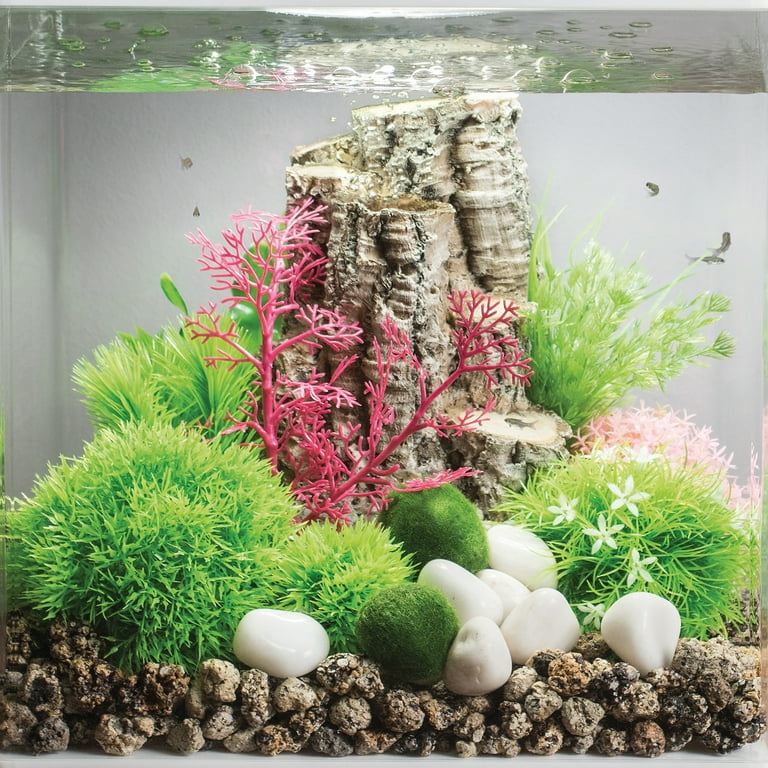 biOrb Small Pink Sea Fan Aquarium Plant Decoration
