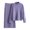 Purple, variant on SRZYMJ Women Knit Sweater Dress Set Long Sleeve High Neck Pullover Top And Midi Skirt Two Piece Outfit Casual Floral Jacquard Design