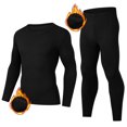 thumbnail image 4 of Miqool Mens Thermal Underwear Set 2-Piece Stretch Soft Base Layer Warm Breathable Shirt and Bottoms Running Gym Yoga Sports, 4 of 8