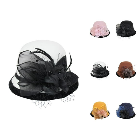 Waterproof Bucket Hats Women - Quick Dry Sun Hat Rain Outdoor Women Fashion BeretPainter Hat Cap Vintage Warm Party Top Hat