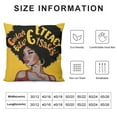 thumbnail image 5 of ONETECH Black Girl Graphic - Cover Melanin Afro Women Magic Throw Pillow Cover Black Girl Pride Gift Black Magic African Pillowcase Home Bedroom Living Room Decor Pillow Case Pillowcase, 5 of 5