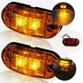 thumbnail image 4 of EXHUMKY 4Ud Luces LED De Lateral Rojo Oscuro Para Camiones Y Remolques Con Protección IP67, 4 of 6