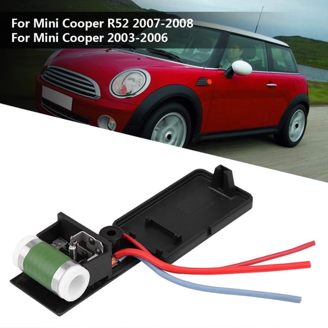 Car Engine Cooling Radiator Fan 17117541092R Motor Resistor for R50 R52 R53 03-08