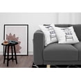 thumbnail image 3 of Ambesonne Saying Throw Pillow Cover 2 Pack, Happy Weekend Theme Graphic, 24", Purple Grey, 3 of 7