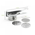thumbnail image 2 of Stainless Steel Fruit Lemon Orange Mashed Potatoes Vegetable Press Manual Juicer Squeezer, 2 of 5
