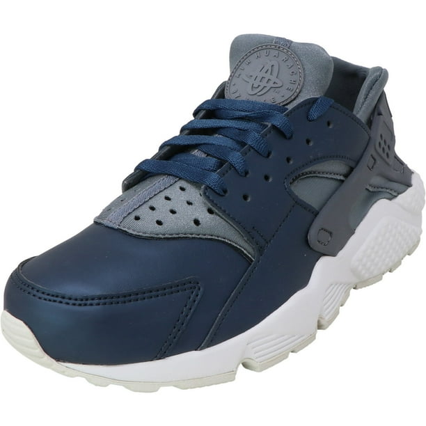 nike huarache prime Nike Women's Air Huarache Run Prime Txt Cool Grey / Metallic Armory Navy Ankle-High Running - 7.5M
