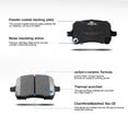 thumbnail image 3 of YXPCARS Front & Rear Ceramic Brake Pad for 2009 2010 2011 2012 Chevrolet Malibu, 3 of 4