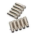 thumbnail image 2 of 10-Pack 5-Pin XLR Female Adapter Mini Metal Plug for Stereo Microphone Cables, Speakers, and Sound Interfaces, 2 of 8