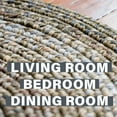 thumbnail image 5 of Homespice Wildwood Washable 6x9' Rug For Living Room, Bedroom Rug and Dining Room Rugs, Indoor-Outdoor Patio Rug Pet Friendly. Decor Style Farmhouse Rugs, Rustic, Country, Brown Braided Rug, 5 of 8