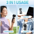 thumbnail image 4 of TNYXORIX Portable Handheld Personal Fan with Ice Cooler,Rechargeable 199 Speed Mini Table Pocket Fan 15000 RPM,up to 20Hrs Cooling,for Outdoor,Office,Camping,Hiking Travel-Black, 4 of 9